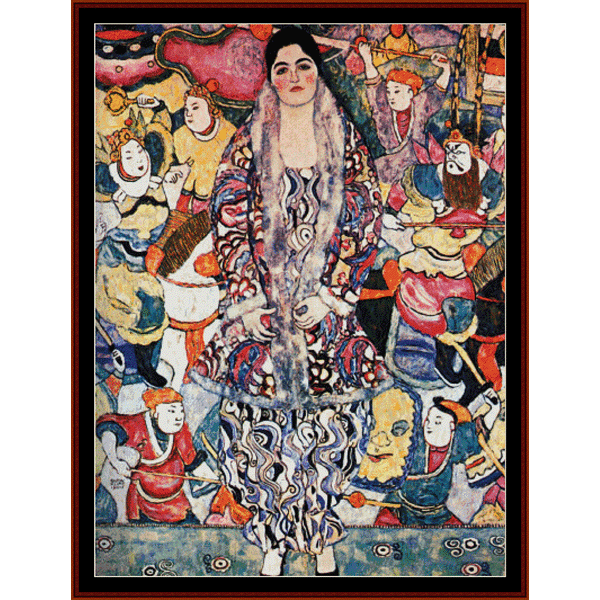 Fredericke Maria Beer - Gustav Klimt cross stitch pattern