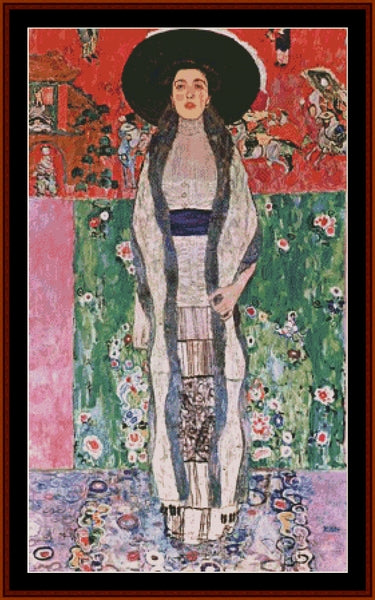 Adele Bloch-Bauer - Gustav Klimt pdf cross stitch pattern