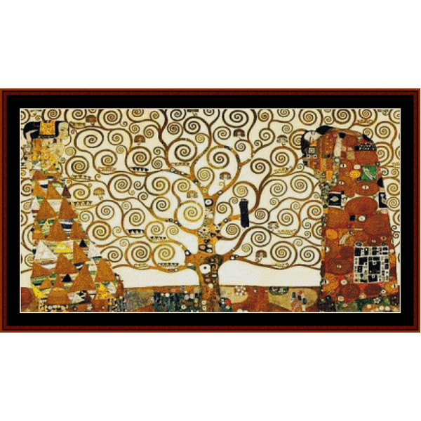Tree of Life Frieze - Gustav Klimt cross stitch pattern