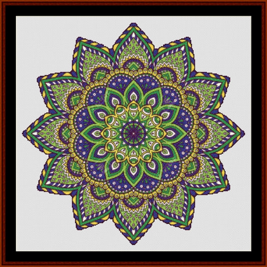 Mandala 2 - Large pdf cross stitch pattern