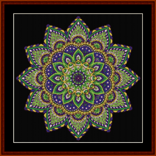 Mandala 2 - Small pdf cross stitch pattern