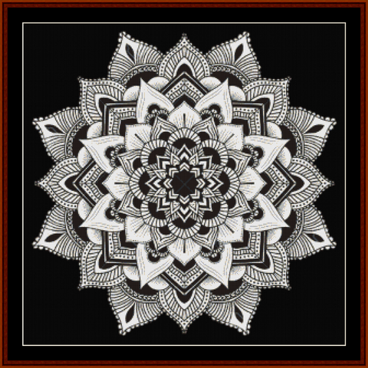 Mandala 3 - Large - cross stitch pattern