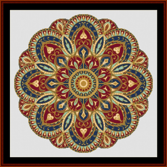 Mandala 4 - Large pdf cross stitch pattern