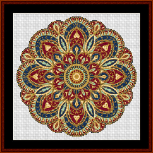 Mandala 4 - Small pdf  cross stitch pattern