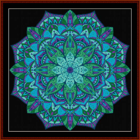 Mandala 5 - Large pdf cross stitch pattern