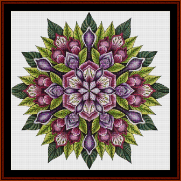 Mandala 7 - Large pdf cross stitch pattern