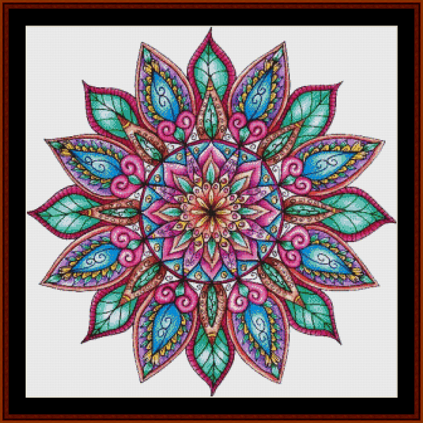 Mandala 8 - Large pdf cross stitch pattern