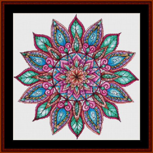 Mandala 8 - Small pdf cross stitch pattern