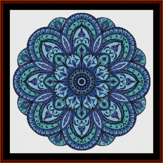 Mandala 10 - Small pdf cross stitch pattern