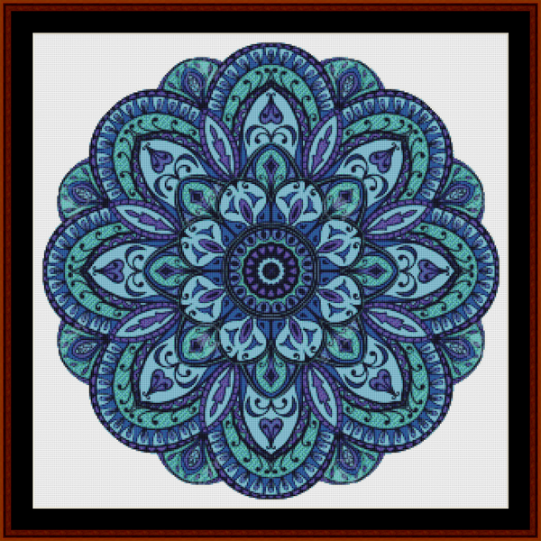 Mandala 10 - Large pdf cross stitch pattern