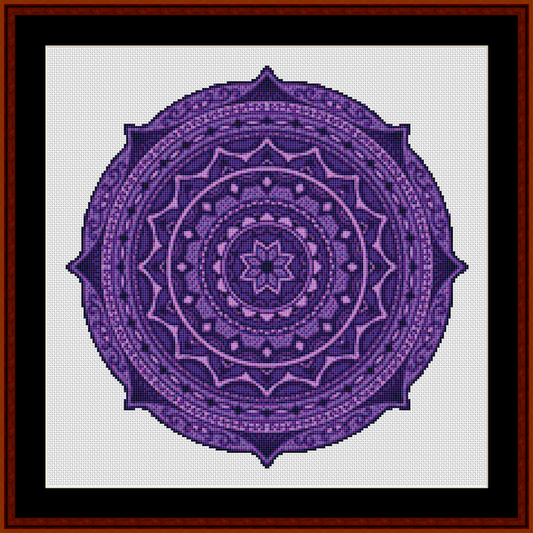 Mandala 109 - Small pdf cross stitch pattern