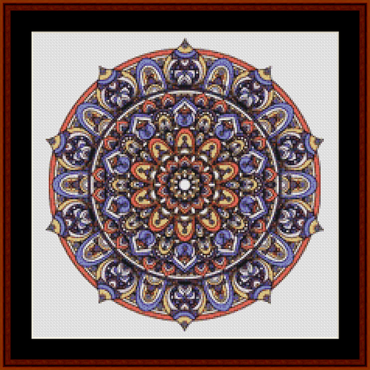 Mandala 111 - small pdf cross stitch pattern