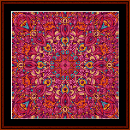 Mandala 116 - Small - pdf cross stitch pattern
