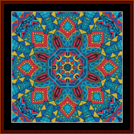 Mandala 117 - Small pdf cross stitch pattern