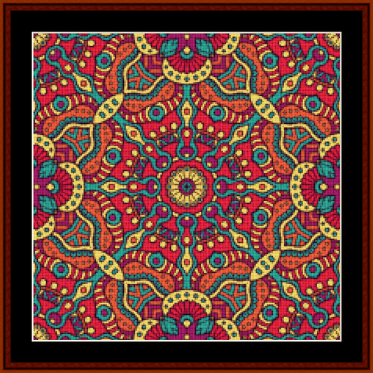 Mandala 119 - Small pdf cross stitch pattern