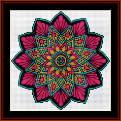 Mandala 12 - Small pdf cross stitch pattern