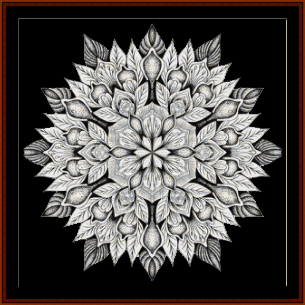 Mandala 13 - Large pdf cross stitch pattern