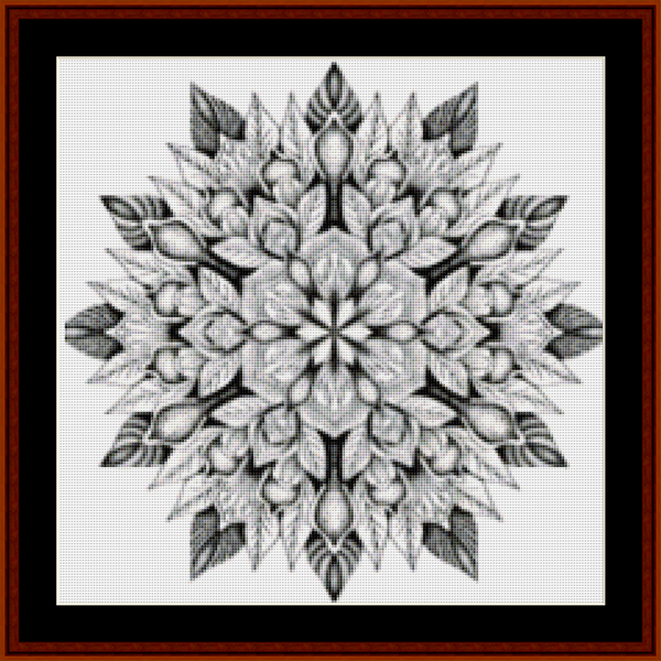Mandala 13 - Small pdf cross stitch pattern