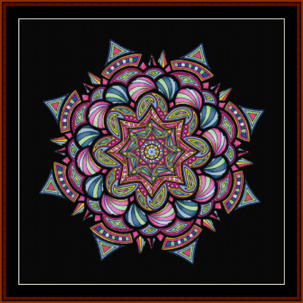 Mandala 15 - Large - cross stitch pattern