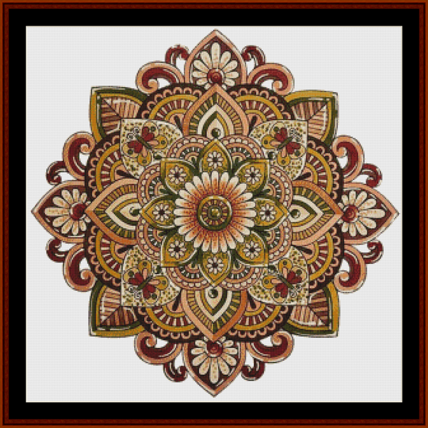 Mandala 17 - Large - cross stitch pattern