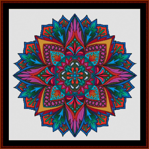 Mandala 19 - Large - cross stitch pattern