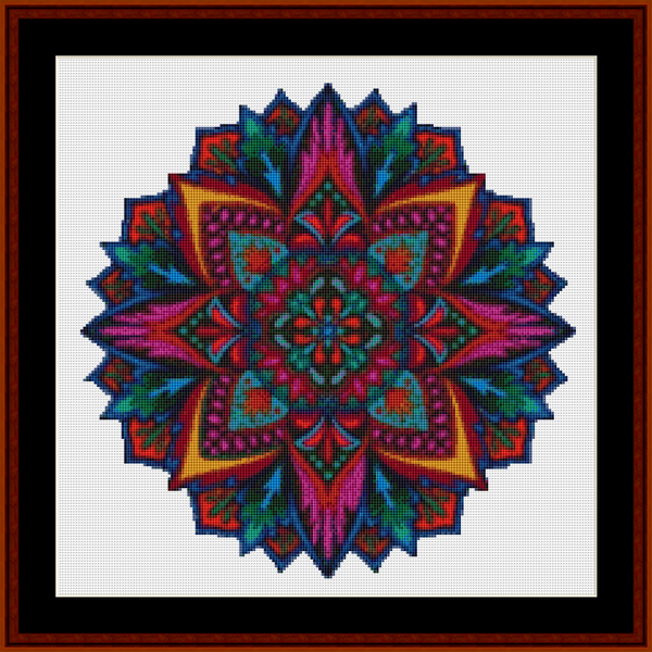 Mandala 19 - Small- cross stitch pattern
