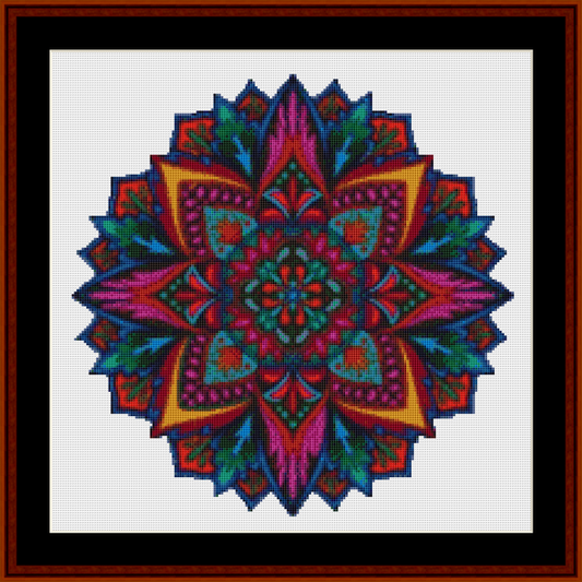 Mandala 19 - Small pdf cross stitch pattern
