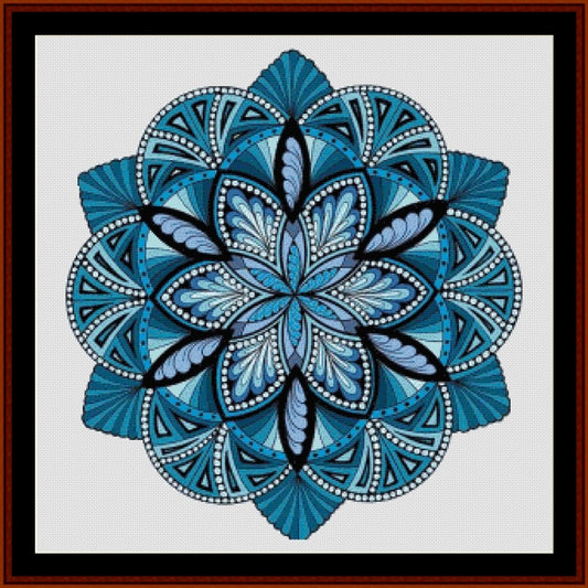 Mandala 20 - Large pdf cross stitch pattern