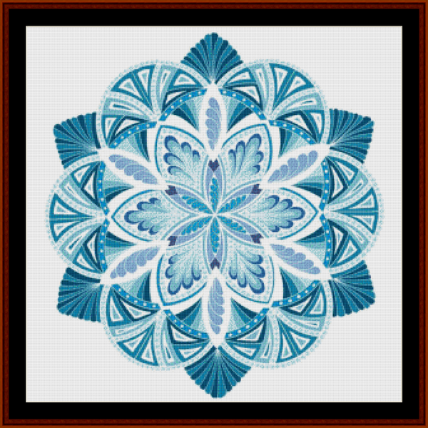 Mandala 21 - Large pdf cross stitch pattern
