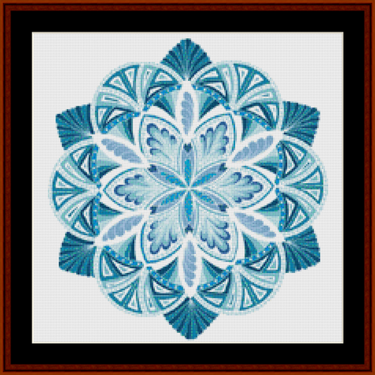 Mandala 21 - Small pdf cross stitch pattern