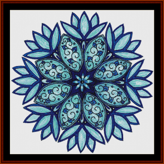 Mandala 22 - Large pdf cross stitch pattern