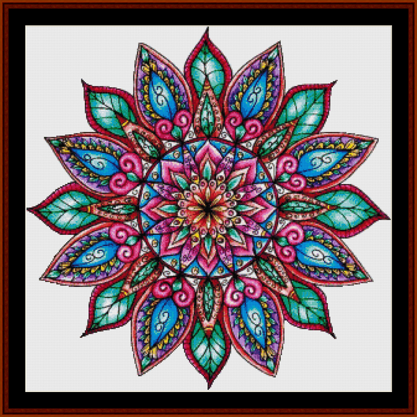 Mandala 23 - Large - cross stitch pattern