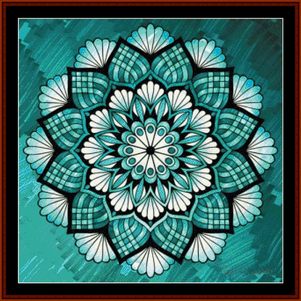 Mandala 24 - Large- cross stitch pattern