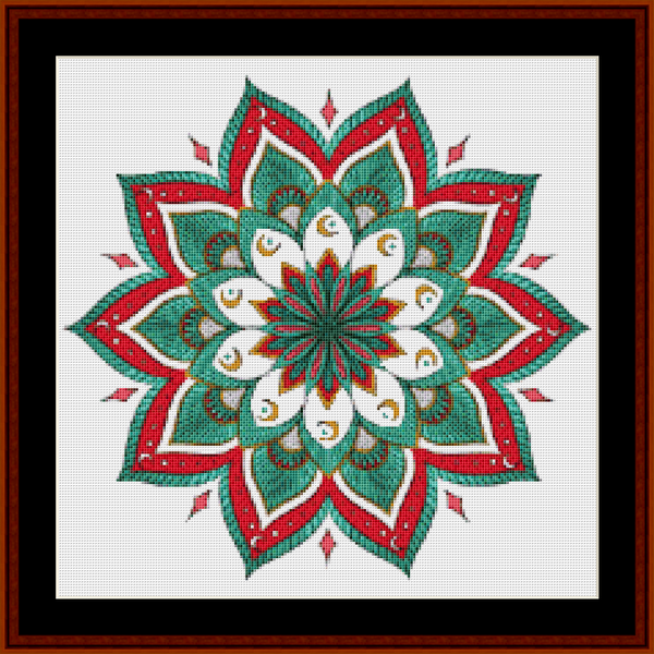 Mandala 26 - Small - cross stitch pattern