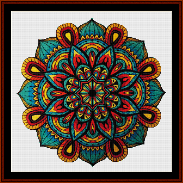 Mandala 27 - Large - cross stitch pattern
