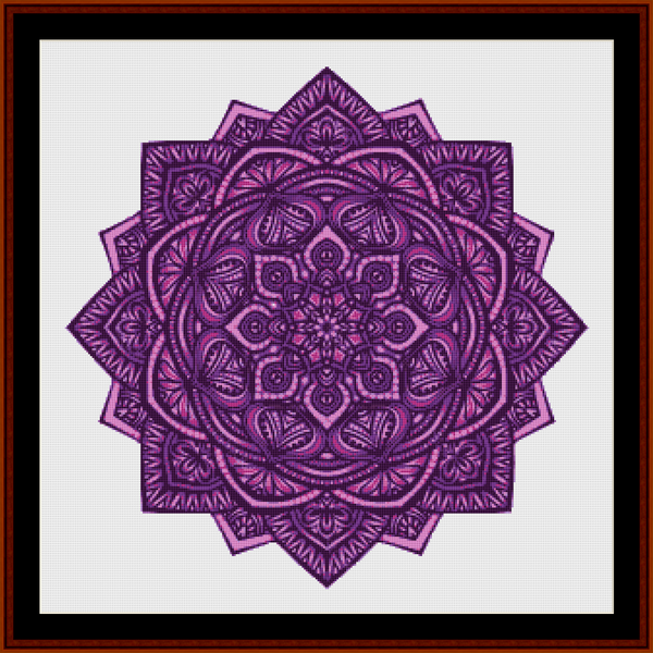 Mandala 30 - Large pdf cross stitch pattern