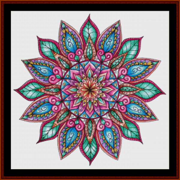 Mandala 31 - Large- cross stitch pattern