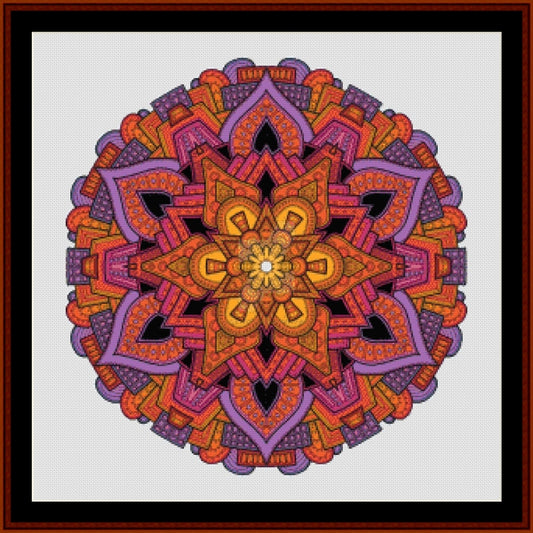 Mandala 33 - Large pdf cross stitch pattern