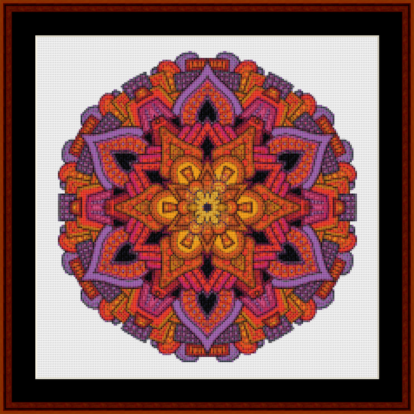 Mandala 33 - Small - cross stitch pattern