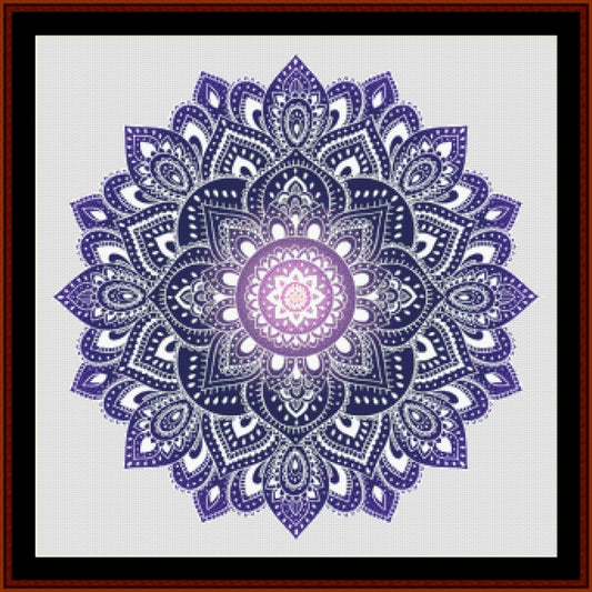 Mandala 35 - Large pdf cross stitch pattern