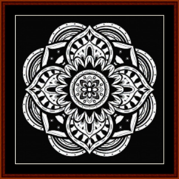 Mandala 38 - Small - cross stitch pattern