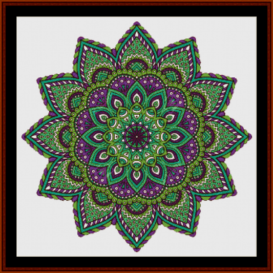 Mandala 40 - Large pdf cross stitch pattern