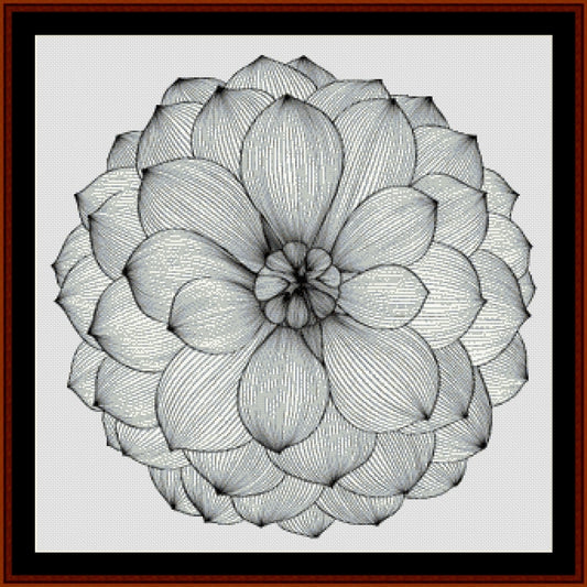 Mandala 41 - Large pdf cross stitch pattern
