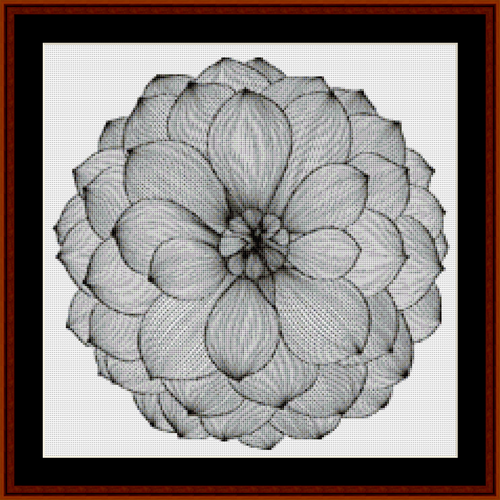 Mandala 41 - Small pdf cross stitch pattern