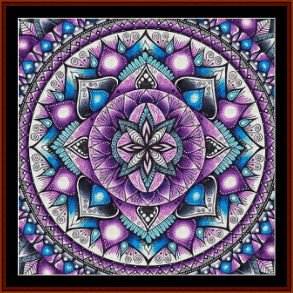 Mandala 42 - Large pdf cross stitch pattern