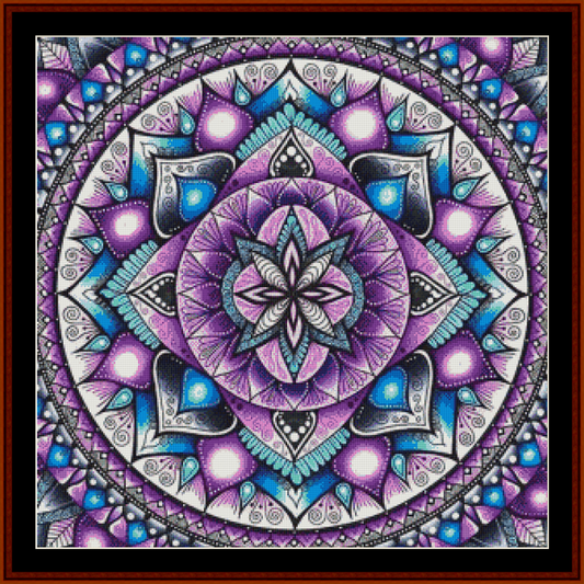 Mandala 42 - Large pdf cross stitch pattern