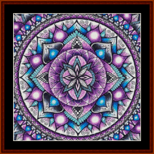 Mandala 42 - Small - pdf cross stitch pattern