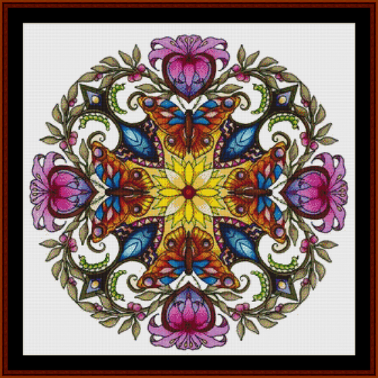 Mandala 43 - Large pdf cross stitch pattern