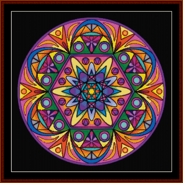 Mandala 44 - Large - cross stitch pattern