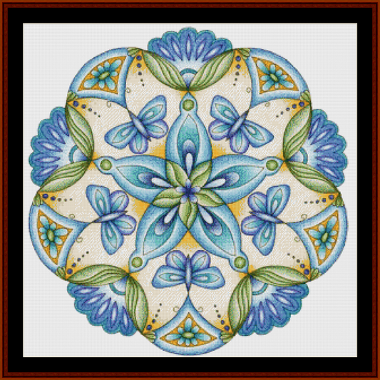 Mandala 45 - Large - pdf cross stitch pattern